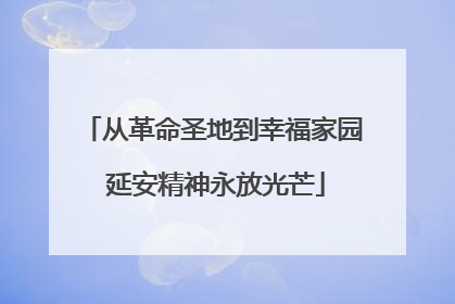 从革命圣地到幸福家园 延安精神永放光芒